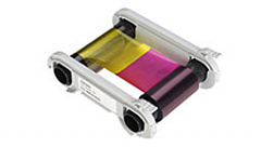 Полноцветная лента (YMCFKO) с УФ панель на 200 оттисков с чистящим роликом в Орле