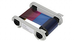 Полноцветная лента (YMCKOK) для двусторонней печати на 500 оттисков с чистящим роликом в Орле